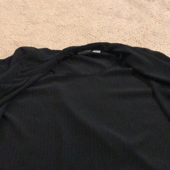 Women’s black button up top with inner tank XL - Picture 3 of 9